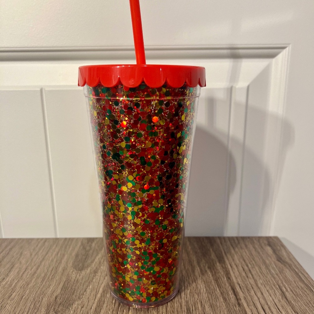 Red Sparkle Tumbler